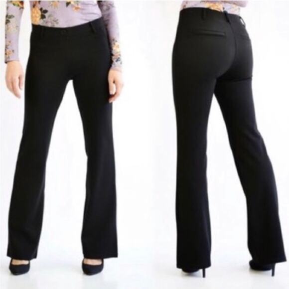 Betabrand Pants Womens Small Petite Black Bootcut Yoga Stretch Classic Dress - Picture 1 of 9
